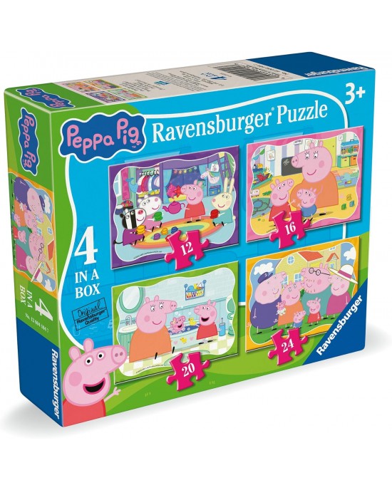 12+16+20+24 κομμάτια PEPPA PIG - FAMILY TIME !