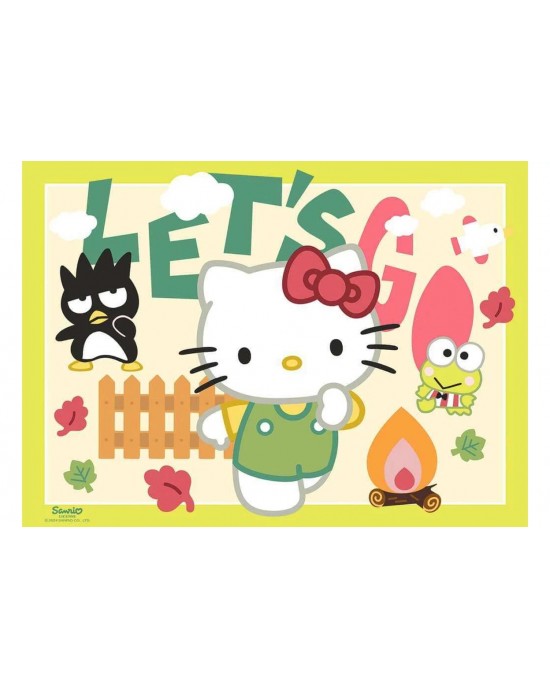 4 x 100 κομμάτια LET'S GO HELLO KITTY !