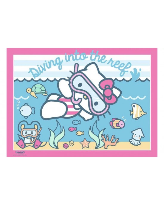 4 x 100 κομμάτια LET'S GO HELLO KITTY !