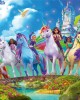 200 XXL κομμάτια THE MAGIC OF UNICORN ACADEMY