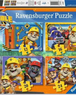 12+16+20+24 κομμάτια PAWPATROL - RUBBLE & CREW - HARD AT WORK!