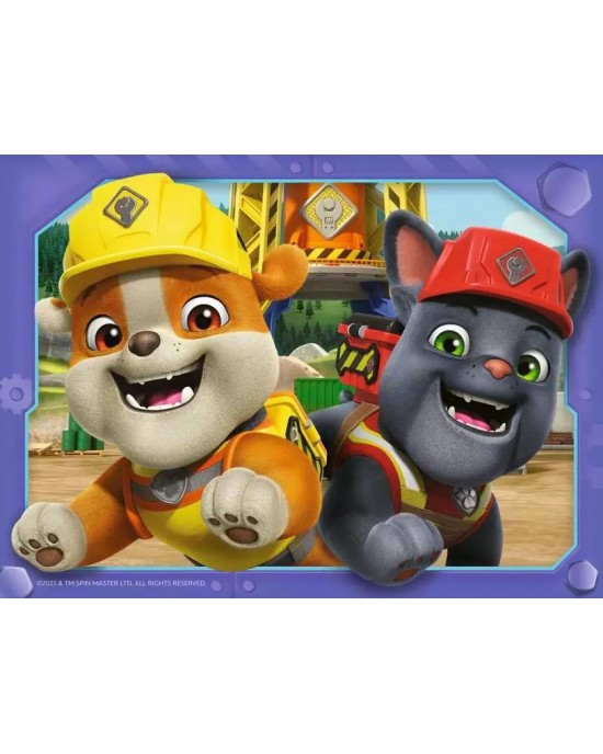 12+16+20+24 κομμάτια PAWPATROL - RUBBLE & CREW - HARD AT WORK!