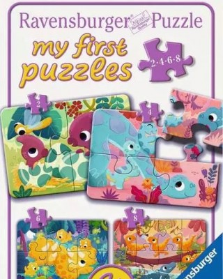 2 + 4 + 6 + 8 κομμάτια MY FIRST PUZZLES - DINOSAUR FRIENDS