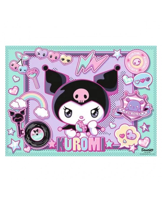 100 XXL κομμάτια KUROMI - THE MAGICAL WORLD OF KUROMI 