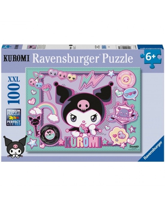 100 XXL κομμάτια KUROMI - THE MAGICAL WORLD OF KUROMI 