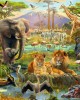 200 XXL κομμάτια ANIMALS OF THE SAVANNA