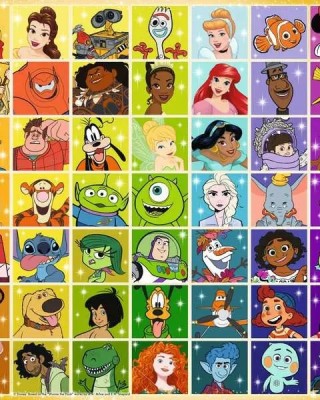 100XL κομμάτια DISNEY COLOUR PALETTE