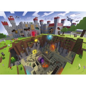 300 XXL κομμάτια MINECRAFT CUTAWAY