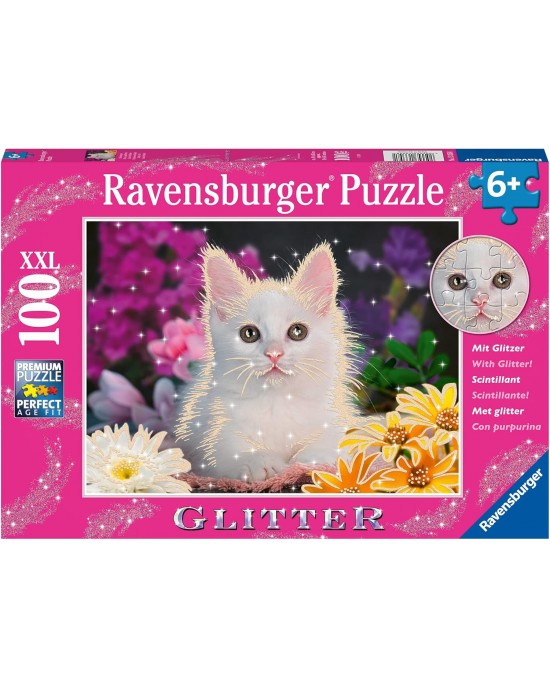 100 XXL κομμάτια GLITTER CAT