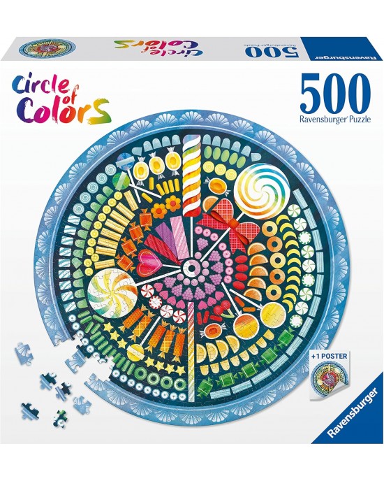 500 κομμάτια CIRCLE OF COLORS - CANDIES