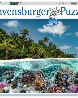 2000 κομμάτια A DIVE IN THE MALDIVES