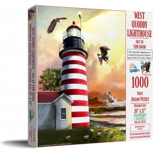 1000 κομμάτια WEST QUODDY LIGHTHOUSE