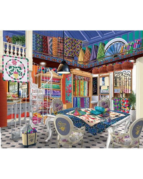 1000 κομμάτια QUEENIE'S QUILTERY