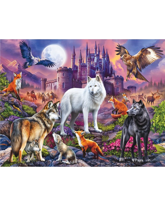 1000 κομμάτια WOLF CASTLE