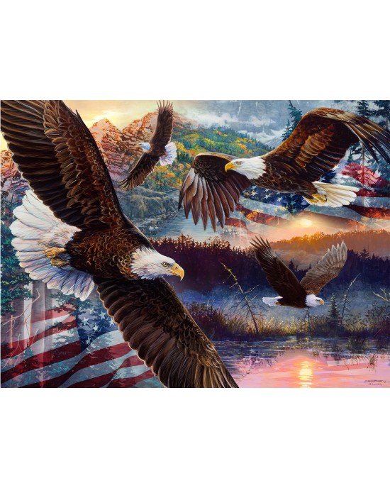 1000 κομμάτια LAND OF FREEDOM