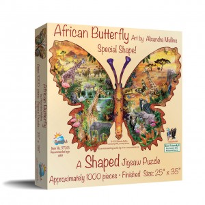 1000 κομμάτια AFRICAN BUTTERFLY