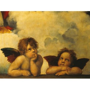 1000 κομμάτια PUTTI, DETAIL FROM THE SISTINE MADONNA, 1513