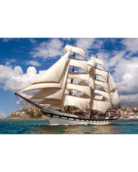 500 κομμάτια TALL SHIP LEAVING HARBOUR
