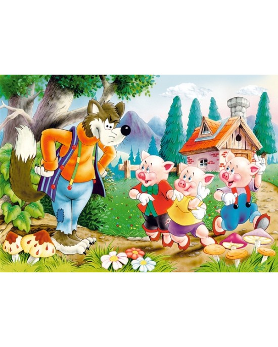 60 κομμάτια THREE LITTLE PIGS