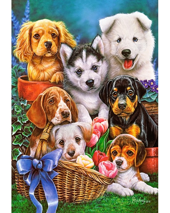 1000 κομμάτια PUPPIES