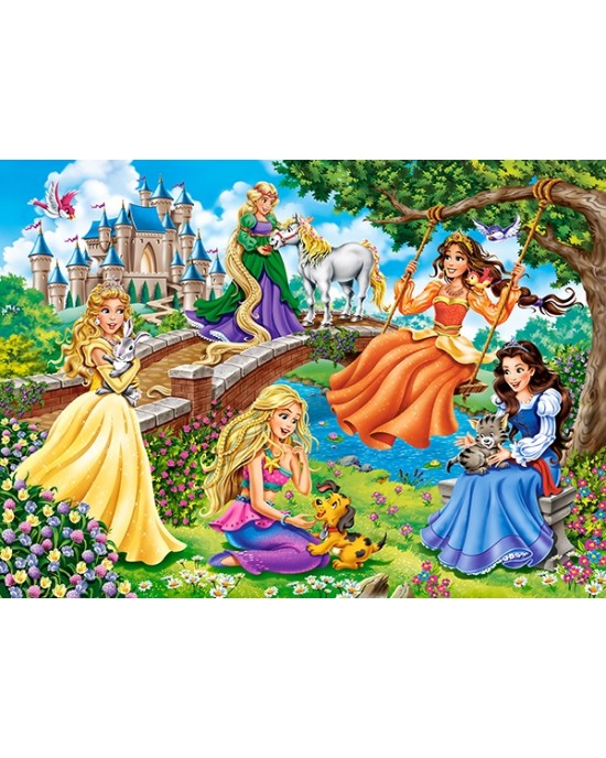 70 κομμάτια PRINCESSES IN GARDEN