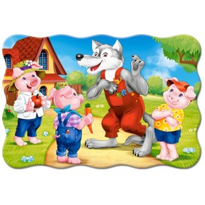 20 μεγάλα κομμάτια THREE LITTLE PIGS