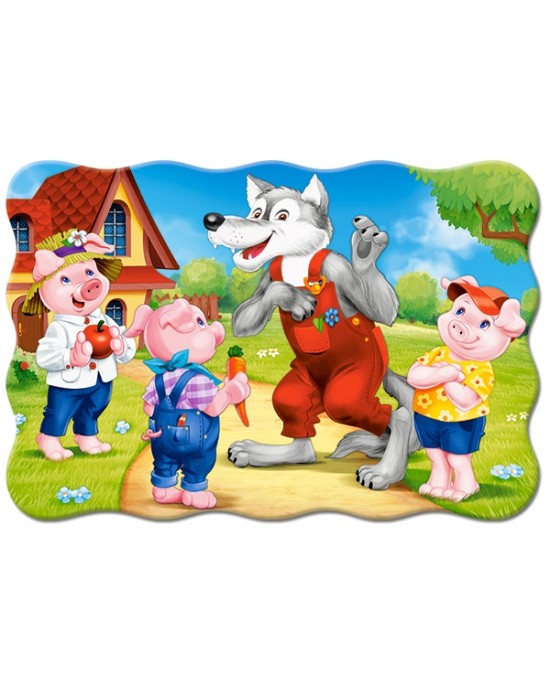 20 μεγάλα κομμάτια THREE LITTLE PIGS